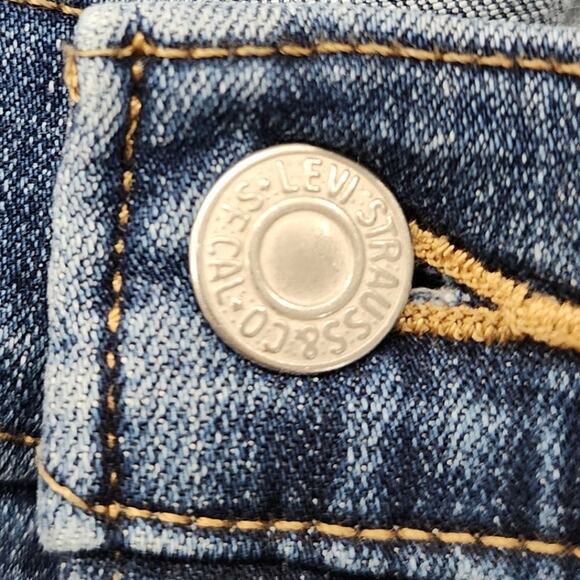 Levi's Jeans Womens 22W Blue Classic Bootcut Stretch Denim Boho Western Casual - Picture 2 of 15
